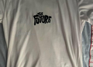 T-shirt  blanc the future taille M