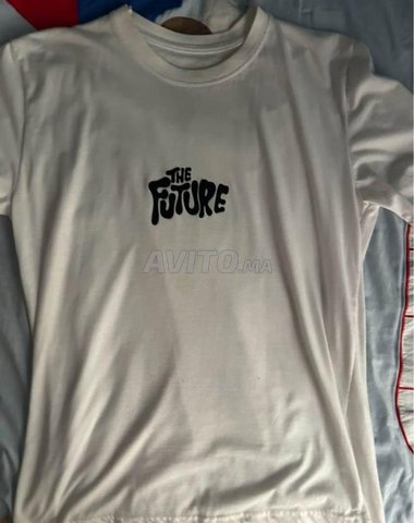 T-shirt  blanc the future taille M