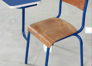 Chaise écritoire semi-métallique