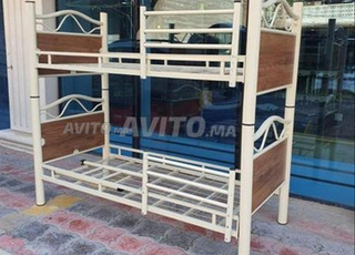 lit métallique 2 places