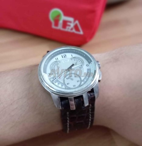 Montre pour homme cuir