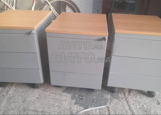 caisson métallique avec tiroir pour dossiers