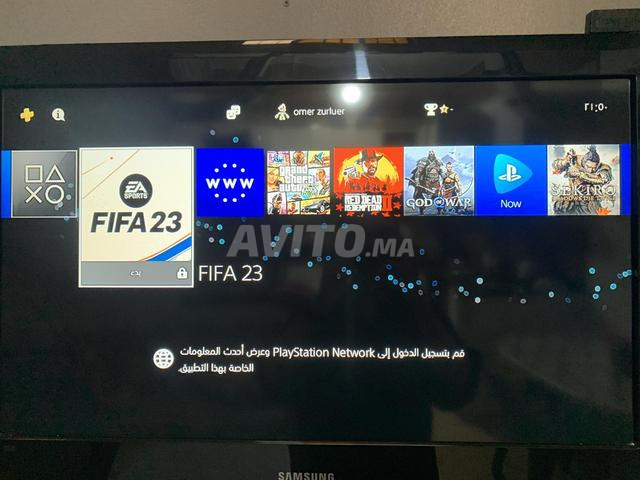 PS4 fat - flashé - 500 gb - 1 manette - 5 games - 2