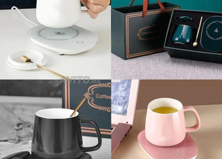 Mug avec Chauffe Tasse Électrique 