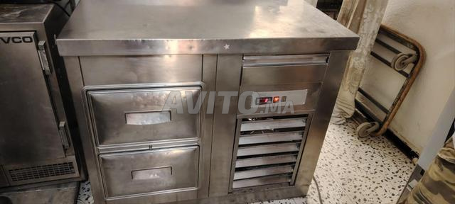 Comptoir réfrigéré inox italy 