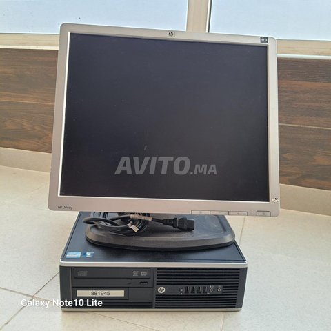 pc bureau avec écran full HD de la marque hp 