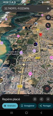 maison a vendre à oualidia 3 étage sur la route a