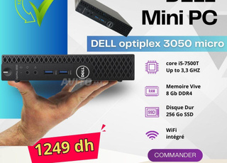 DELL micro pc i5 7eme Gen bon etat avec Garantie