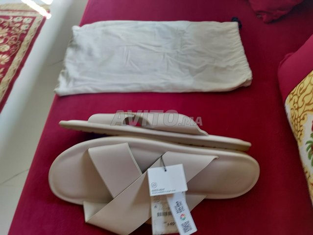 Sandales beiges Zara pour homme 