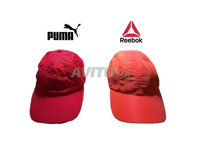  NEUF LOT 2 Casquettes - Puma et Reebok
