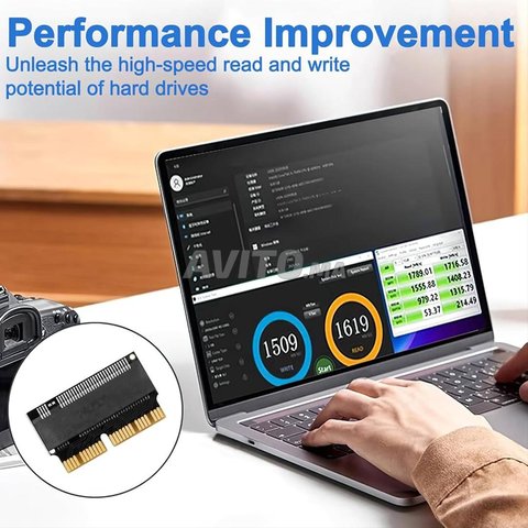 Carte adaptateur M.2 NVMe SSD pour MacBook Pro/Air