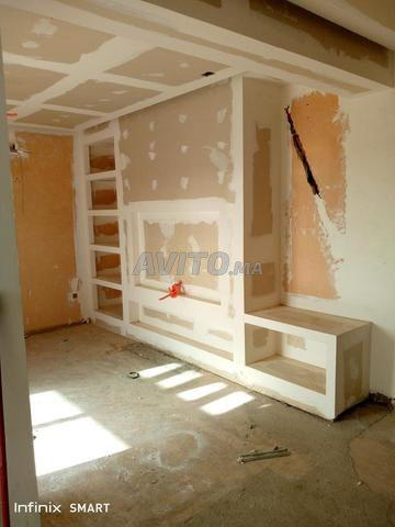 faux plafond BA13 et Amstrong isolation