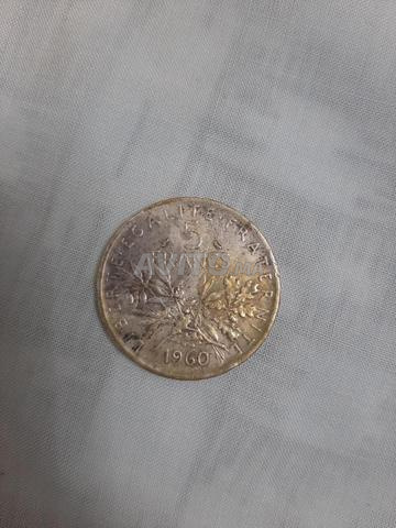 3 pièces de 5 francs en Argent 1960/1962/1965 - 2