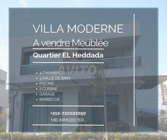 À VENDRE – VILLA MODERNE Quartier Heddada 