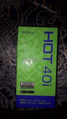 infinix hot 40i ✅ 256/16ram chi haja n9ia ✅