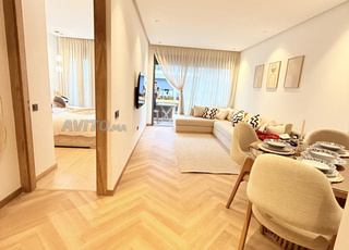 Studio meublé à louer 58 m² à Casablanca