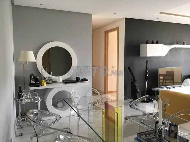 Console avec miroir 