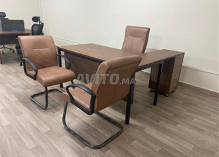 FABRICATION MOBILIER BUREAU AVEC PACK CHAISE AS