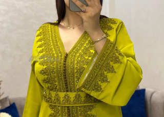 قفطان بحزام مناسبات ٣