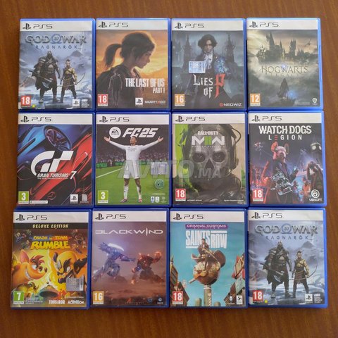 jeux disc PS5 