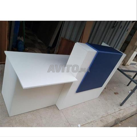 DES BUREAU RÉCEPTION  EN BOIS MDF   A MMEKNÈS  - 2