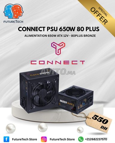 Connect PSU 650w 80 Plus
