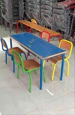 table scolaire double place