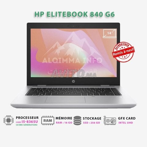 HP EliteBook 840 G6 i5 16Go 256Go 14″ Remis à Neuf
