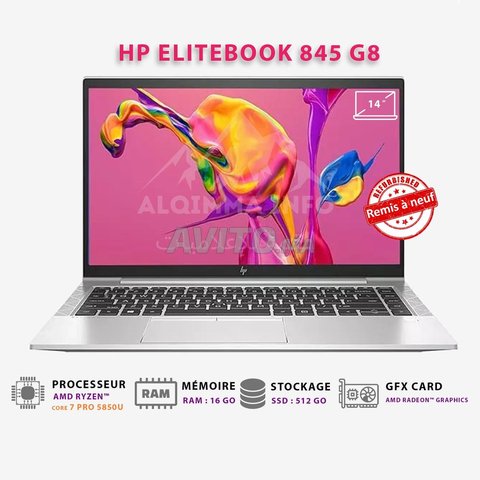 HP EliteBook 845 G8 Ryzen 7 - 5850U / 16Go / 512Go