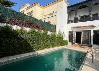 Villa propre 4 CH avec piscine à Malabata 