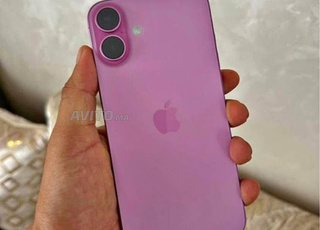 iphone 16 rose  batterie 100