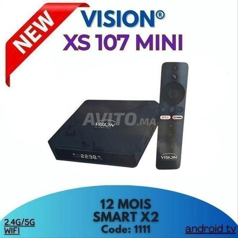 Vision Smart Tv Box XS 107 mini 12 mois smart x2