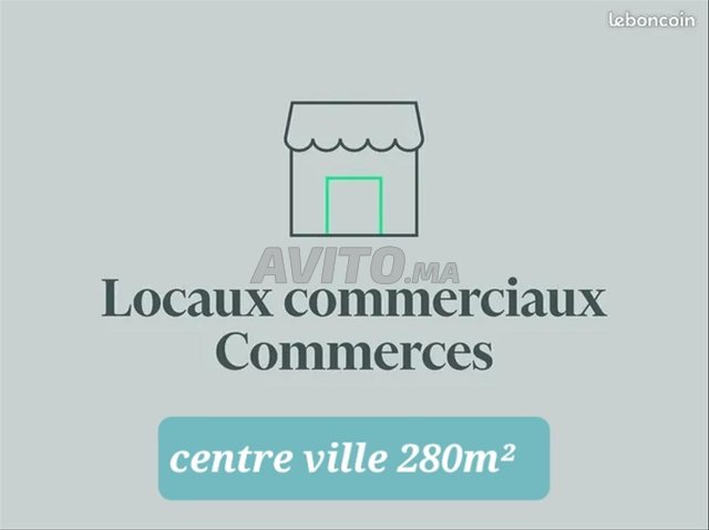 local coomercial 280m² à vendre au centre ville