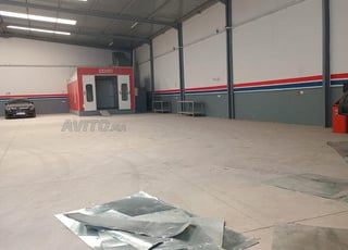 hangar 800 m2 a louer ain sbaa casa pres 2M