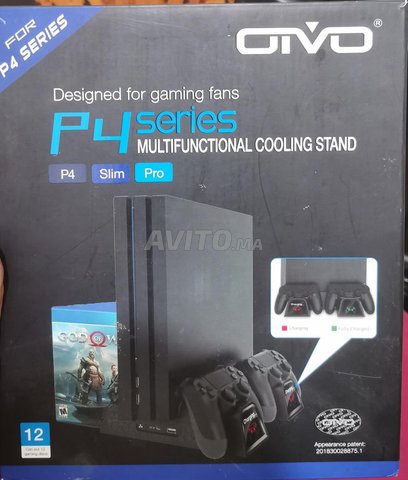 Ventilateur et chargeur manette ps4/fat-slim-pro