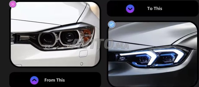 Feux avant BMW serie 3 2013-2019