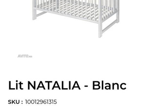 lit bébé kitea et matelas Dolidol kitea