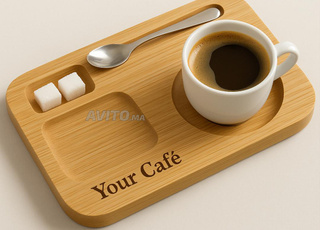 صحن خشبي عصري