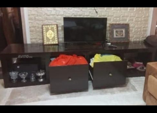 Meuble TV avec rangement 3oud Chouk 