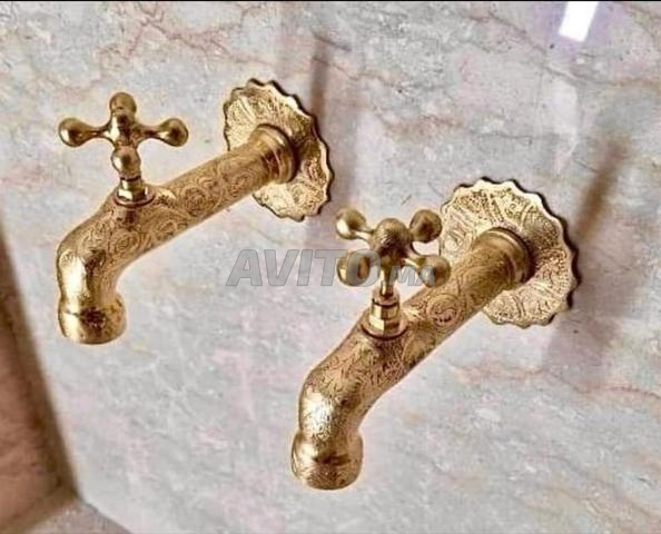 صنبور خلاط نحاسي للحوض
