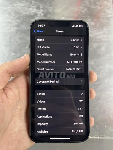 iPhone 13 85 fbattry 256g n9i no reprise