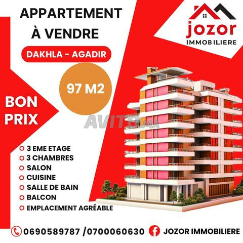 Appartement à vendre 97 m² à Agadir