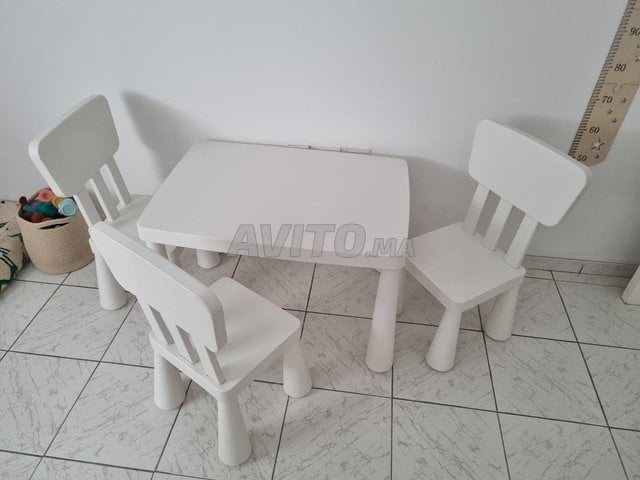 Table et chaise Ikea MAMMUT