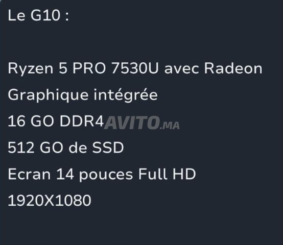 hp elitebook 645 g10 amd rayzen5 pro 16go 512go 