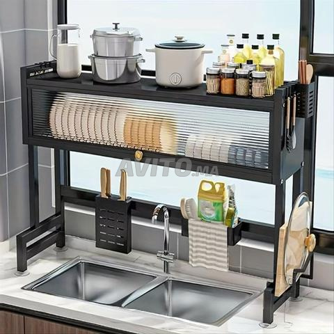 égouttoir à vaisselle منظم الأواني 🍽️✨👌،شبكةالماعن - 2