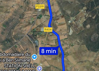 1.4 ha agricole titré à 5 km de Benslimane