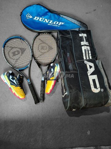 pack tennis sac deux raquettes chaussures nr 42,5