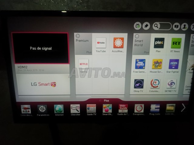 TV LG 32 pouces LED avec télécommande
