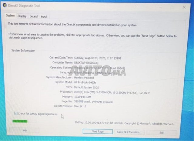 Pc portable Hp Core i5