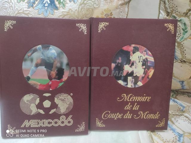 deux livres sur le foot 1986